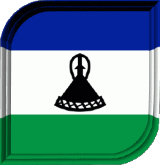 Fahnen Afrika Lesotho Plaza 