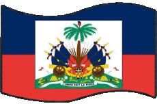Drapeaux Amériques Haïti Rectangle 