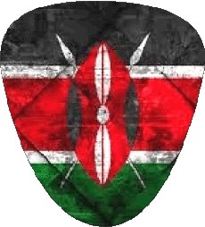 Drapeaux Afrique Kenya Forme 01 