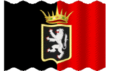 Drapeaux Europe Italie Vallée d'Aoste Ondulation 