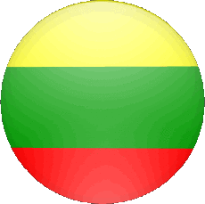 Drapeaux Europe Lituanie Rond 