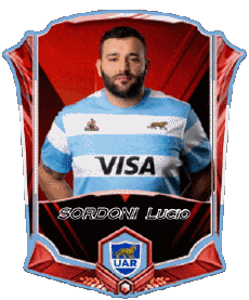 Sport Rugby - Spieler Argentinien Team 2025 SORDONI Lucio 