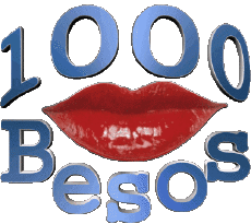 Messages Espagnol Besos 1000 