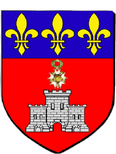 Blasone-Bandiere Francia Dipartimenti - Città 71 TOURNUS Blasone