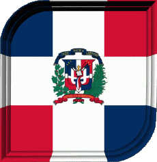 Fahnen Amerika Dominikanische Republik Plaza 