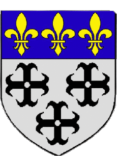 Wappen-Fahnen Frankreich Abteilungen - Städte 03 MOULINS Wappen