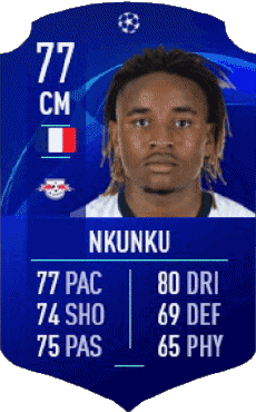 Multimedia Vídeo Juegos F I F A - Jugadores  cartas Francia Christopher Nkunku 