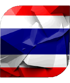 Banderas Asia Tailandia Plaza 