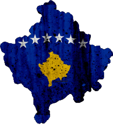 Banderas Europa Kosovo Mapa 