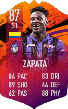 Multimedia Vídeo Juegos F I F A - Jugadores  cartas Colombia Duván Zapata 