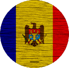 Bandiere Europa Moldova Tondo 