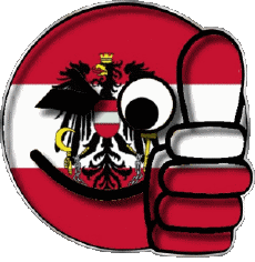 Bandiere Europa Austria Faccina - OK 