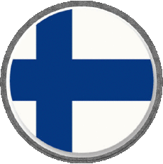 Bandiere Europa Finlandia Tondo 