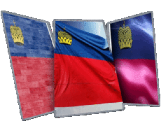 Banderas Europa Liechtenstein Forma 