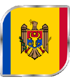 Drapeaux Europe Moldavie Carré 