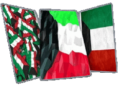 Bandiere Asia Kuwait Forma 01 
