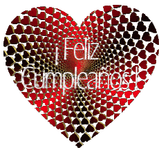Messages Espagnol Feliz Cumpleaños Corazón 005 