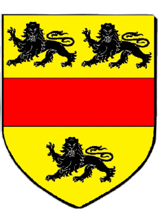 Blasón-Banderas Francia Departamentos - Ciudades 68 WITTENHEIM Blasón