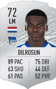 Multimedia Videospiele F I F A - Karten Spieler Niederlande Javairô Dilrosun 