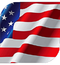 Flags America U.S.A Square 
