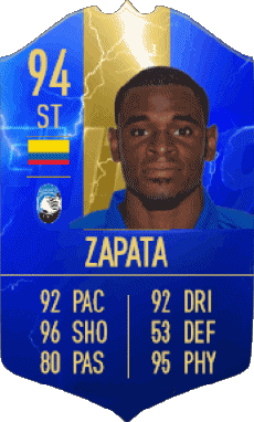 Multimedia Vídeo Juegos F I F A - Jugadores  cartas Colombia Duván Zapata 