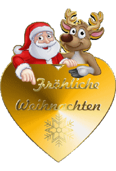 Mensajes Alemán Fröhliche  Weihnachten Serie 06 