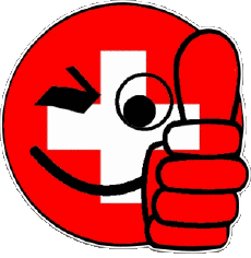 Flags Europe Swiss Smiley - OK 