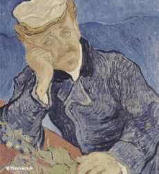 Umorismo -  Fun Morphing - Sembra Artisti pittori ricreazioni d'arte covid contenimento sfida Van Gogh 