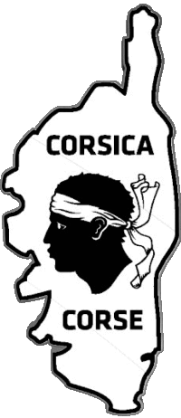 Flags France Regions Corsica Map 