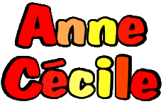 Prénoms FEMININ - France A Composé Anne Cécile 