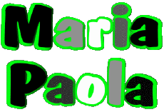 Vorname WEIBLICH - Italien M Zusammengesetzter Maria Paola 