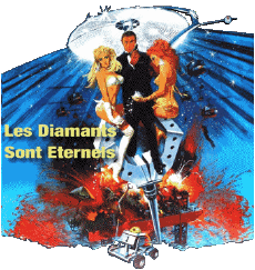 Multimedia Películas Internacional James Bond 007 Los Diamentes son Eternos Logotipo Francés 