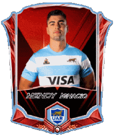 Sportivo Rugby - Giocatori Argentina Squadra 2025 MENDY Ignacio 