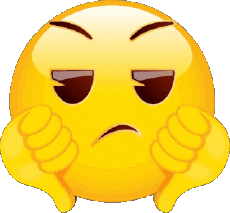 Mensajes Emoticonos Malo - Pulgares abajo 