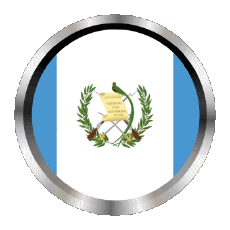 Bandiere America Guatemala Rotondo - Anelli 