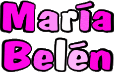 First Names FEMININE - Spain M Composed María Belén 