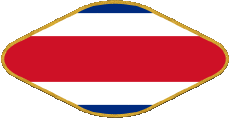Banderas América Costa Rica Oval 02 