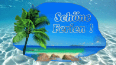 Messages German Schöne Ferien Animated Background 002 