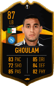 Vídeo Juegos F I F A - Jugadores  cartas Argelia Faouzi Ghoulam 