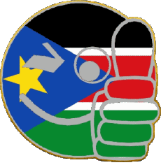 Bandiere Africa Sudan del sud Faccina - OK 