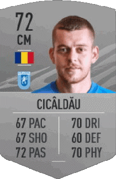 Multimedia Videospiele F I F A - Karten Spieler Rumänien Alexandru Cicaldau 