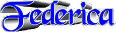 Prénoms FEMININ - Italie F Federica 