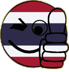 Banderas Asia Tailandia Smiley - OK 