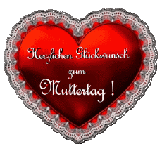 Messages German Herzlichen Glückwunsch zum Muttertag 014 