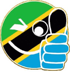 Flags Africa Tanzania Smiley - OK 