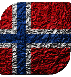 Bandiere Europa Norvegia Quadrato 