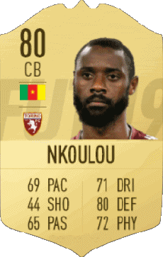 Multi Média Jeux Vidéo F I F A - Joueurs Cartes Cameroun Nicolas Nkoulou 