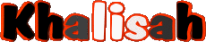 Vorname WEIBLICH - Maghreb Muslim K Khalisah 