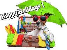 Messages English Happy Holidays Transparent Background 11 