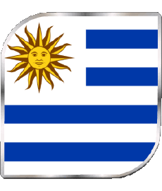 Fahnen Amerika Uruguay Platz 